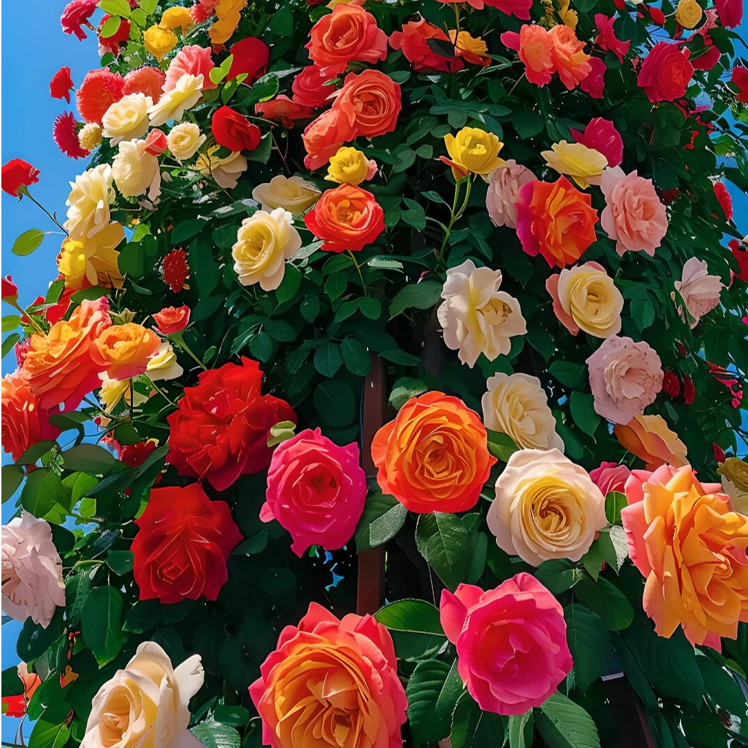 新手爬藤花种子蔷薇月季开花盆栽地栽花卉种植花草黄刺玫种子多色