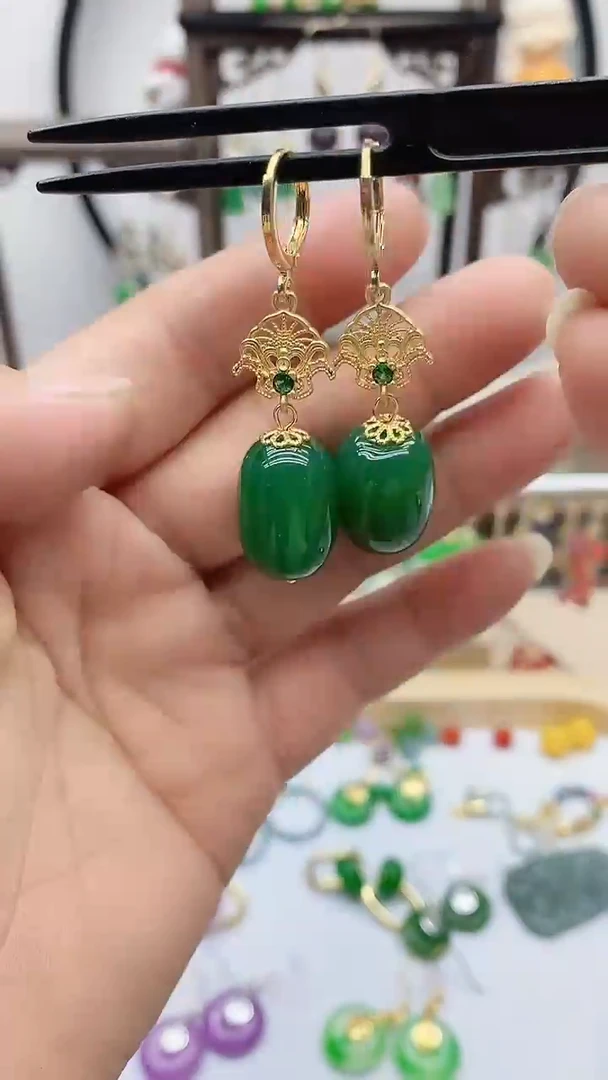 未镶嵌耳饰玛瑙/玉髓91