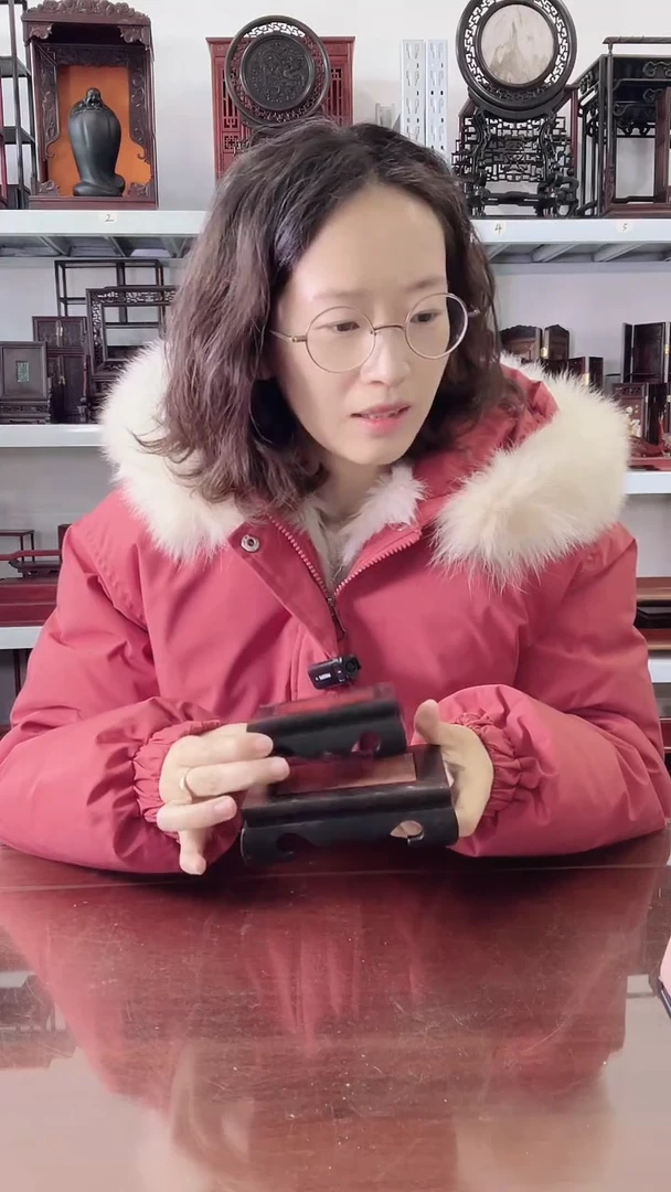 东非黑黄檀（紫光檀）加缅花底座12*9  9*6   2个30