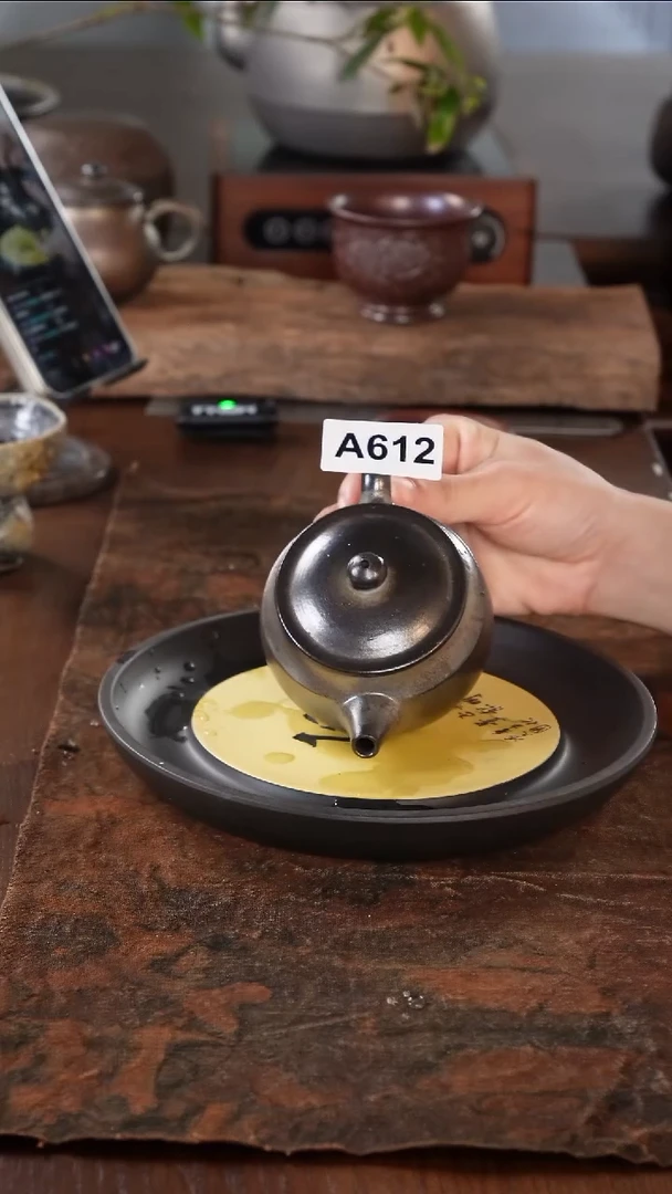 广西钦州坭兴陶纯手工纯柴烧壶大宽口110毫升