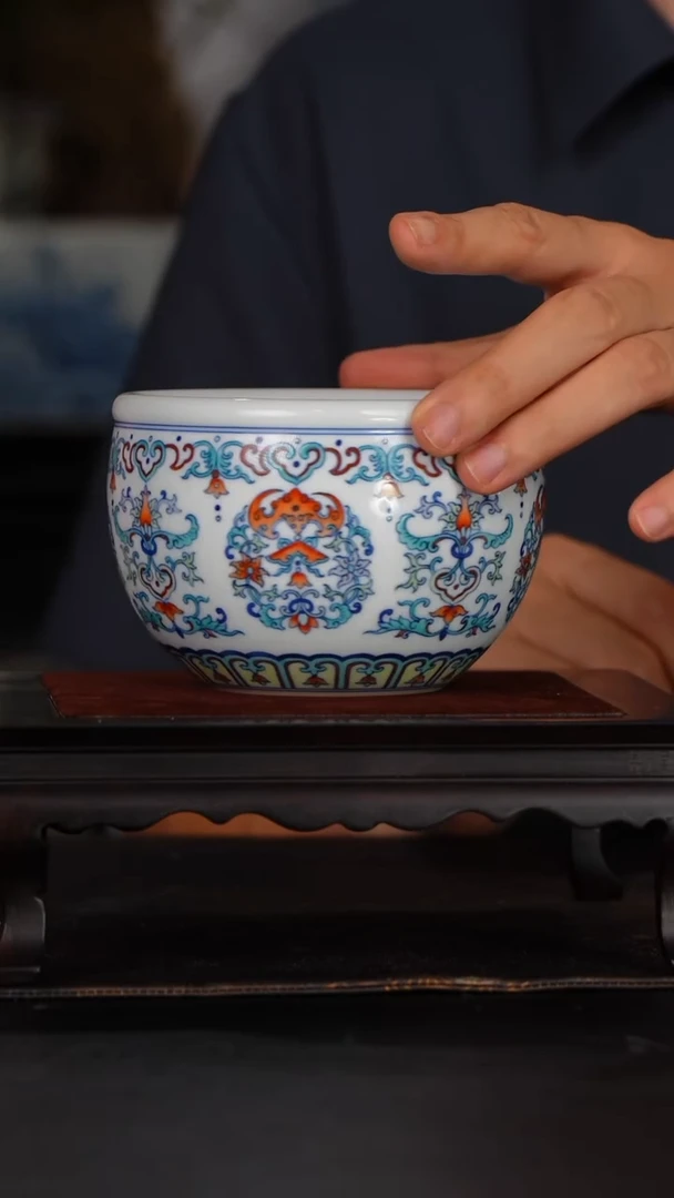 【瓷见如故】涂杏花斗彩水洗