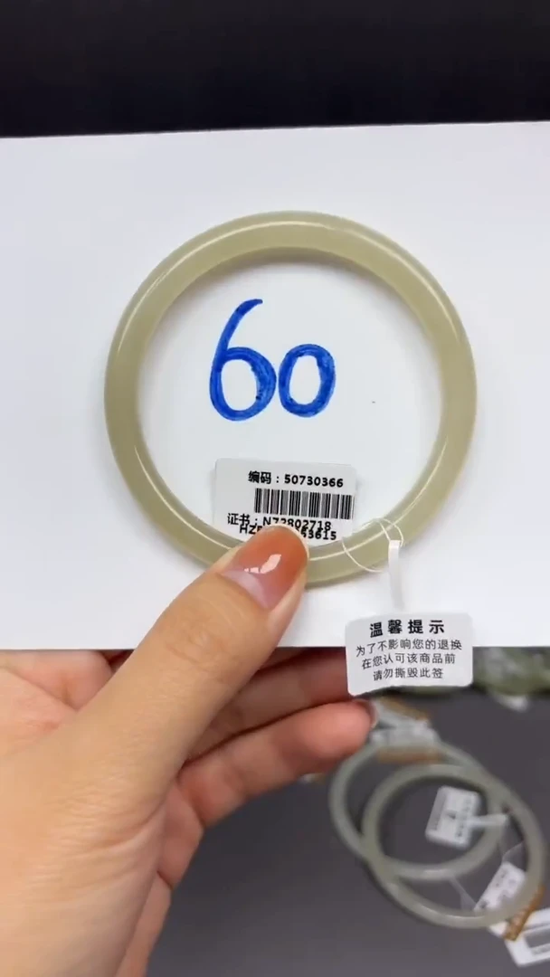 未镶嵌手镯和田玉0366