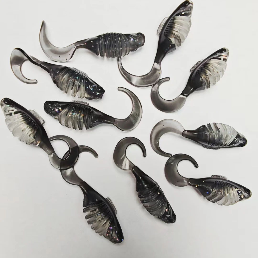 【5厘米】波摆卷尾鳜鱼鲈鱼专用路亚