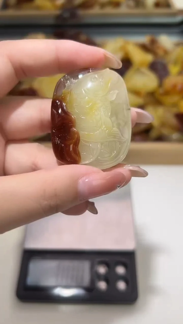 裸石琥珀未镶嵌琥珀蜜蜡吊坠