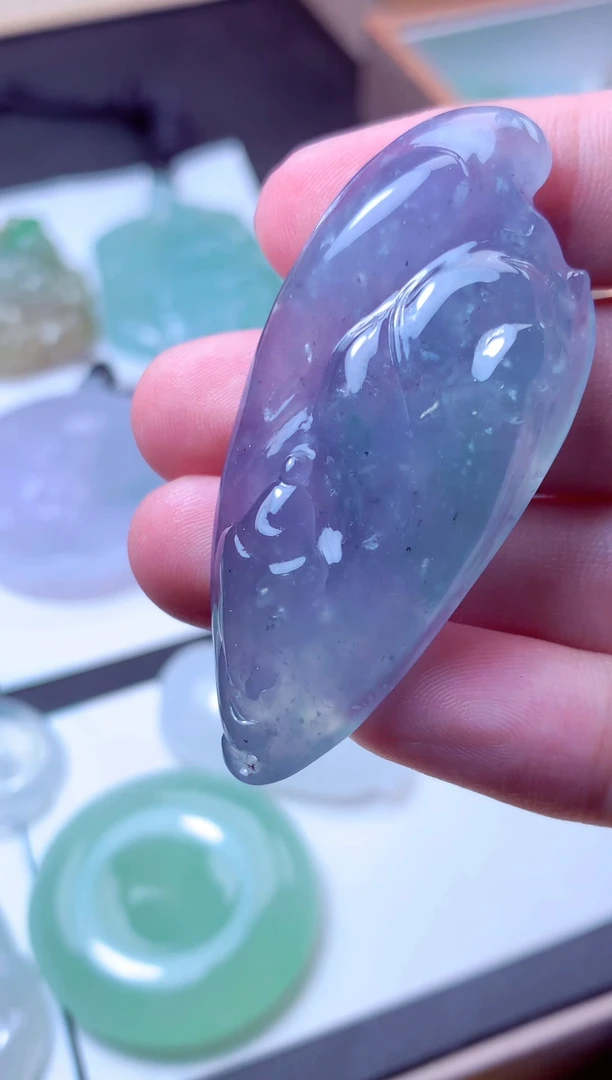 颈饰未镶嵌翡翠天然A货翡翠