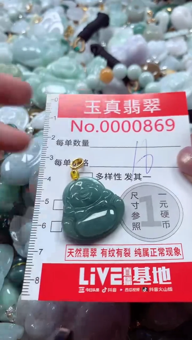 吊坠(不含链)未镶嵌翡翠0869