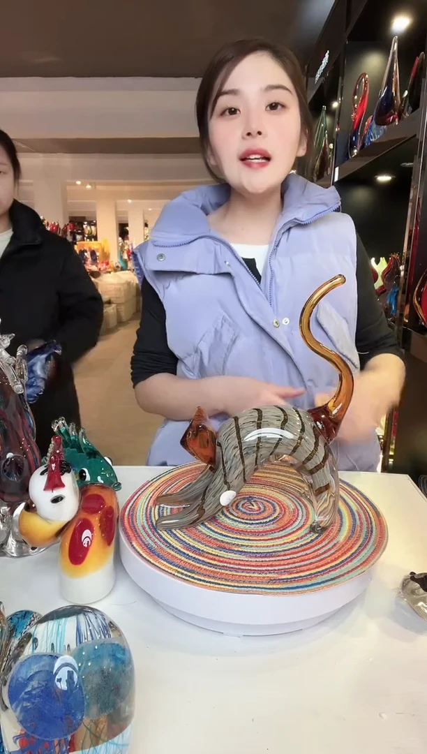 【闪购商品】茶盏琉璃摆件家居摆件