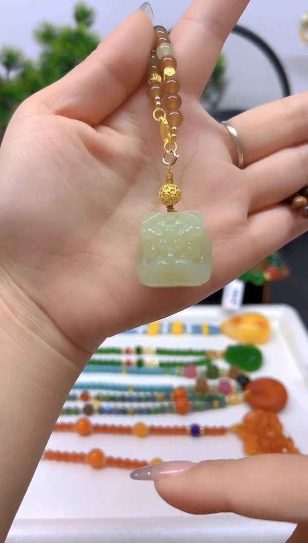 【闪购商品】和田玉毛衣链未镶嵌毛衣链M542