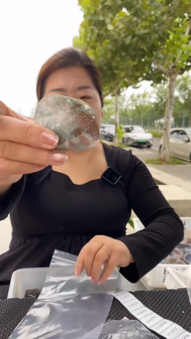 未镶嵌珠宝半成品水晶幽灵随形D266