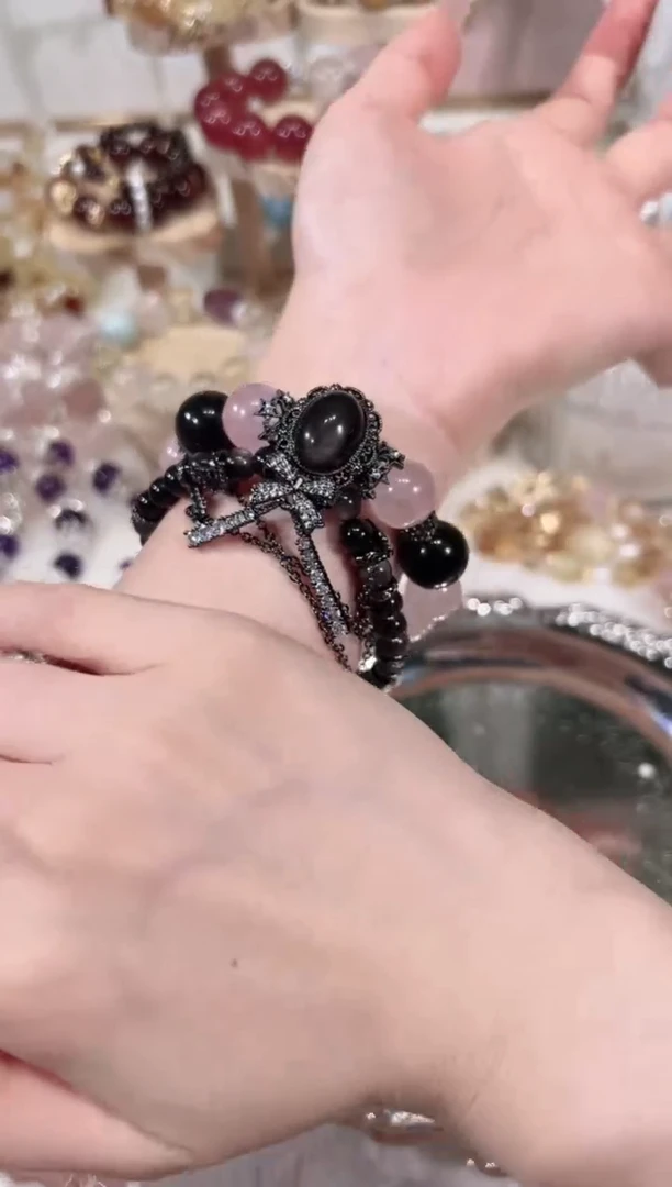 【闪购商品】水晶手链未镶嵌天然水晶默认微瑕 多样性发货发其一