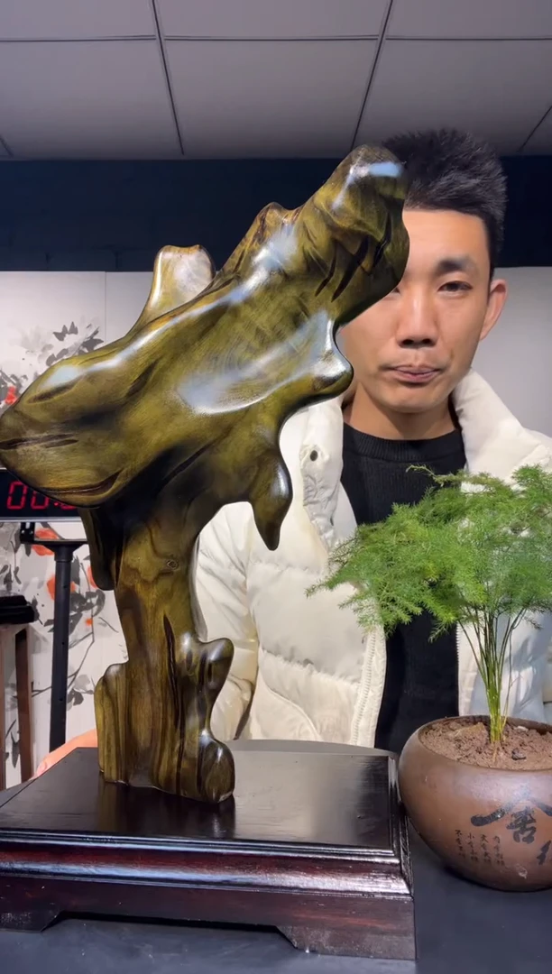 【闪购商品】金丝楠木雕金丝楠木工艺品摆件