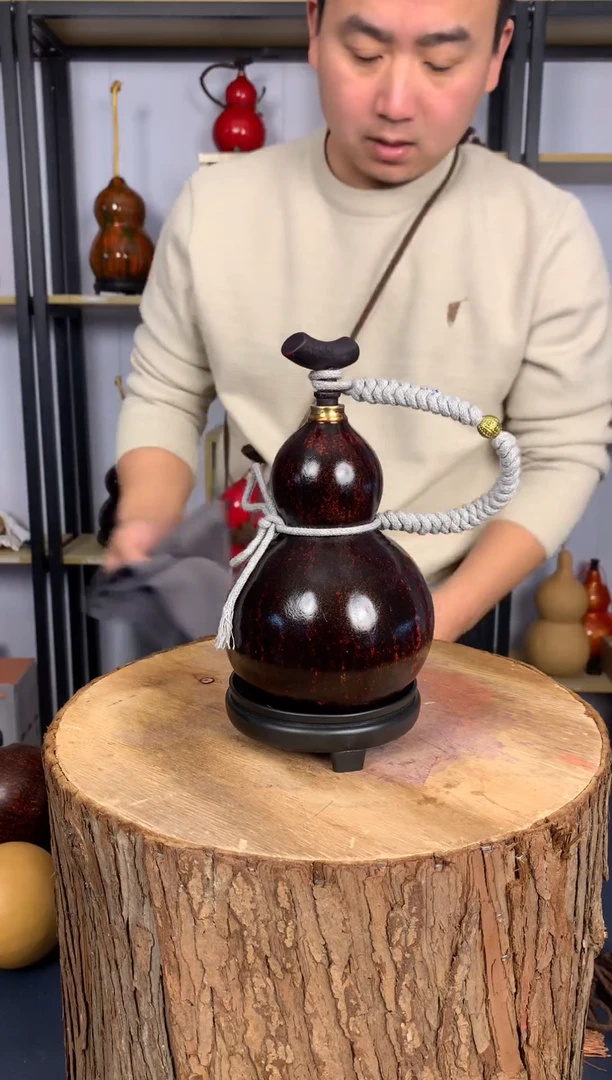 天然大漆酒葫芦一物一拍