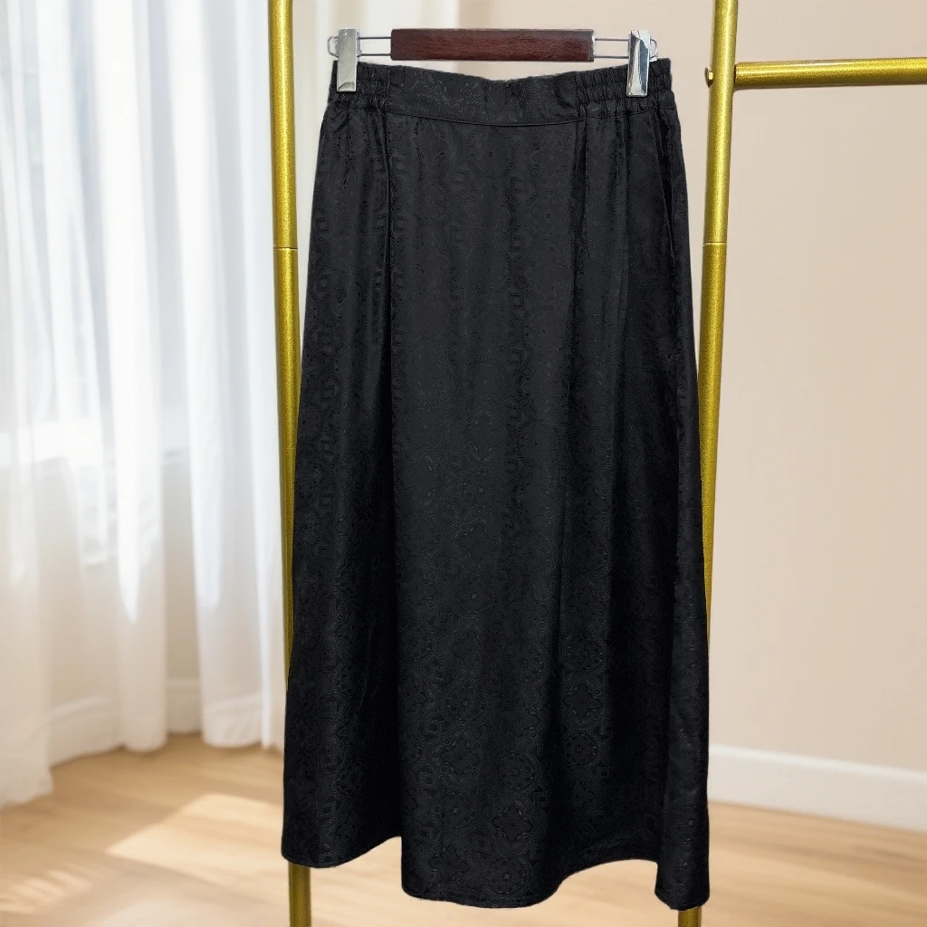 067【小吴专属】新款时尚百搭气质纯色减龄半身裙