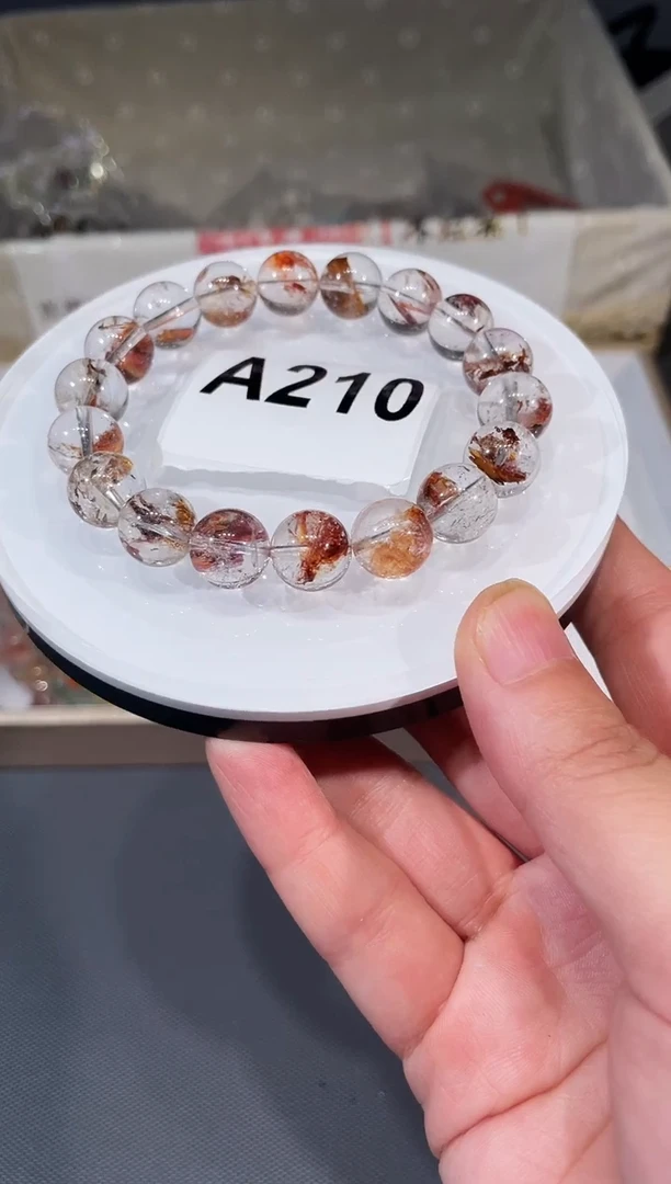 未镶嵌手链水晶A210 胶花11+
