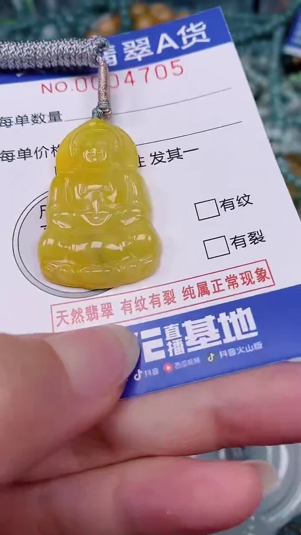 翡翠未镶嵌颈饰00004705