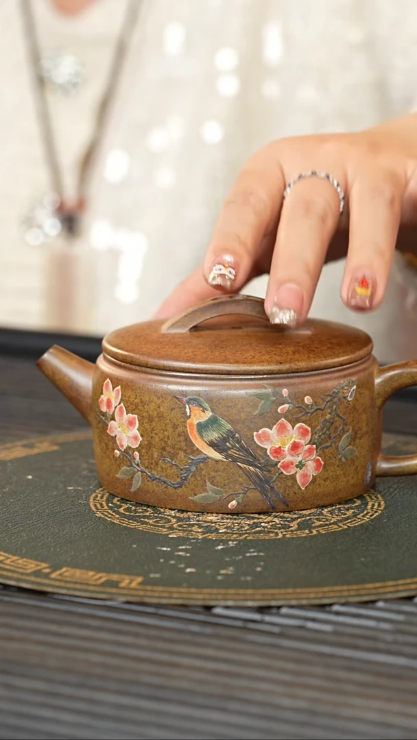 【闪购商品】紫砂茶壶YJB 柴烧 汉瓦