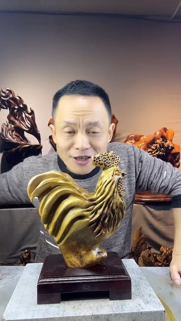 金丝楠精**国小叶桢楠随行摆件68
