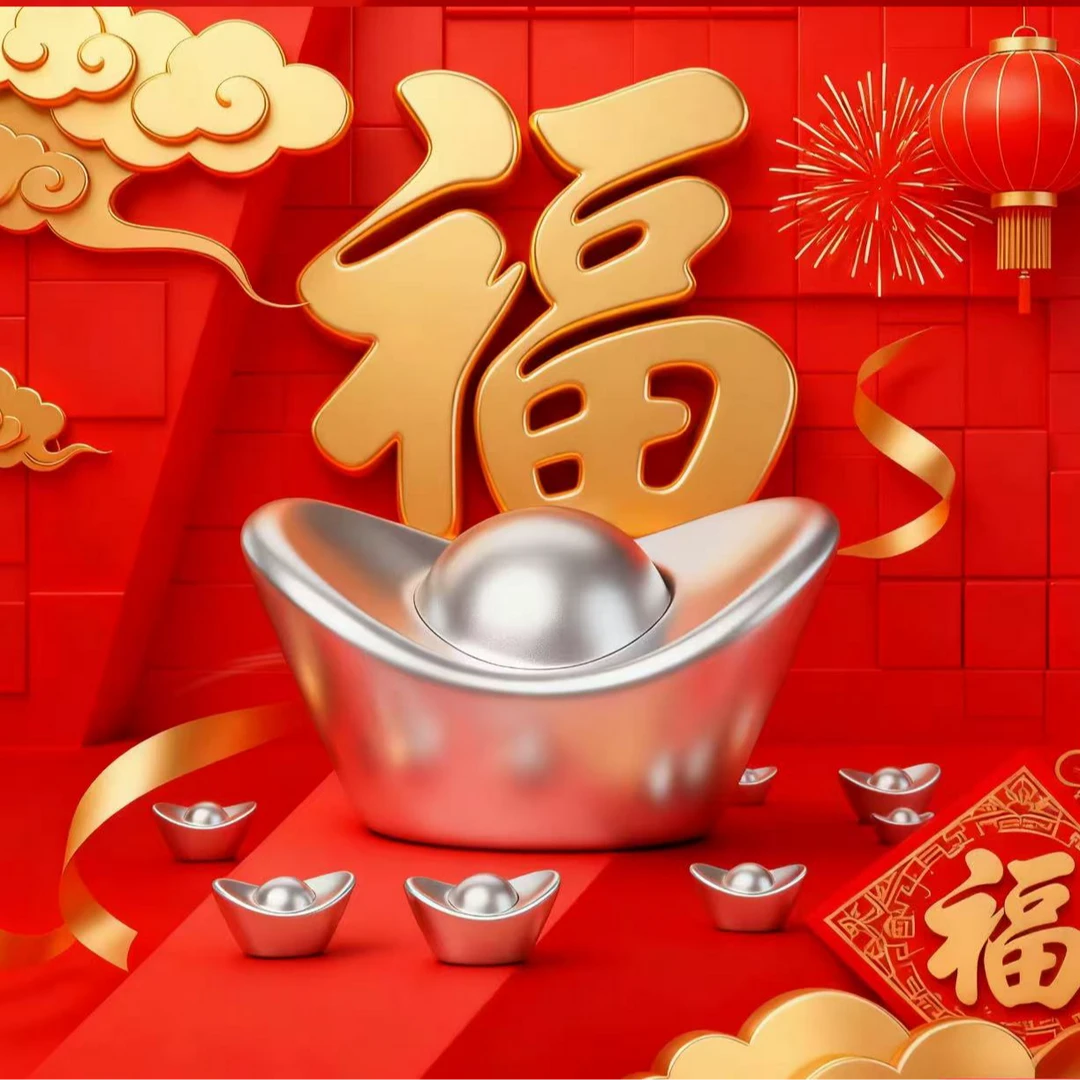 精美实心小宝10g古法工艺礼品送礼袋春节商务办公家居高端摆件①