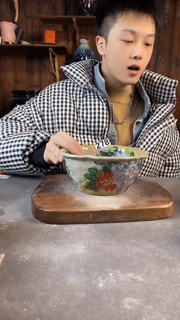 碗278手工手绘 超值福利