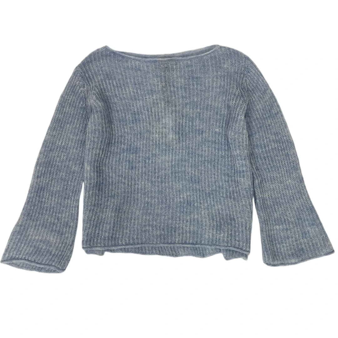 圆领夹色针织衫瑟亦