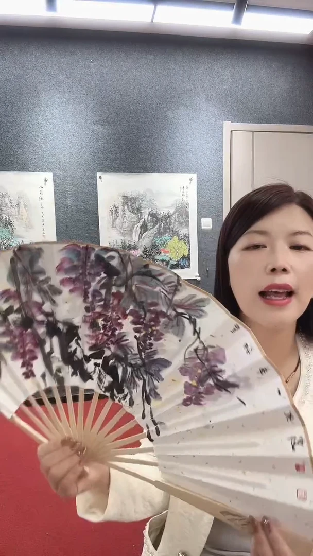 国画申一孜/国画/扇面