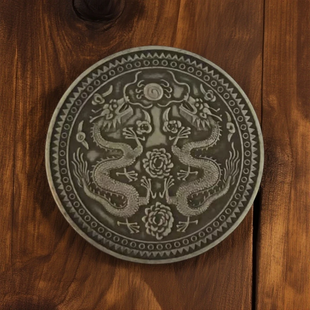 1075【瀚海】精选手工复制仿古铜银复古纪念工艺摆件