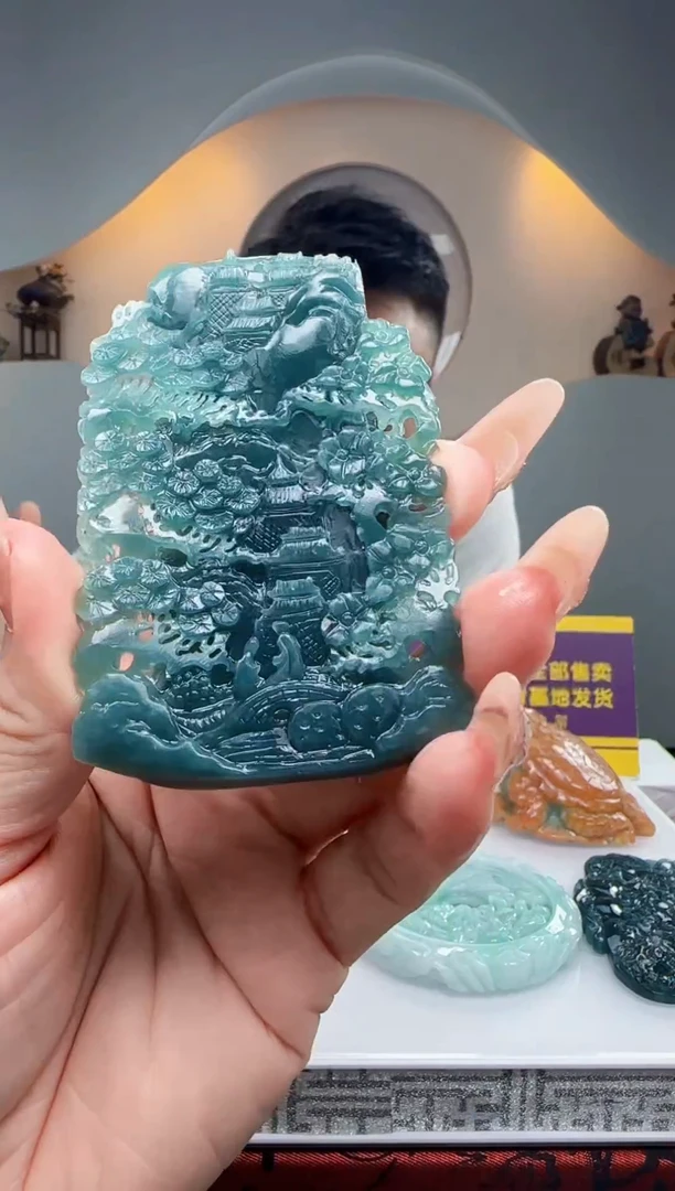 未镶嵌定制翡翠Q61613翡翠（多样性发一）
