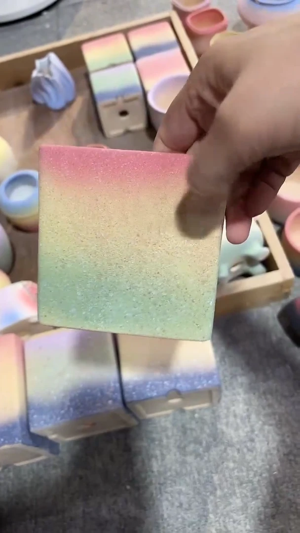 麦饭石粗陶多肉花盆