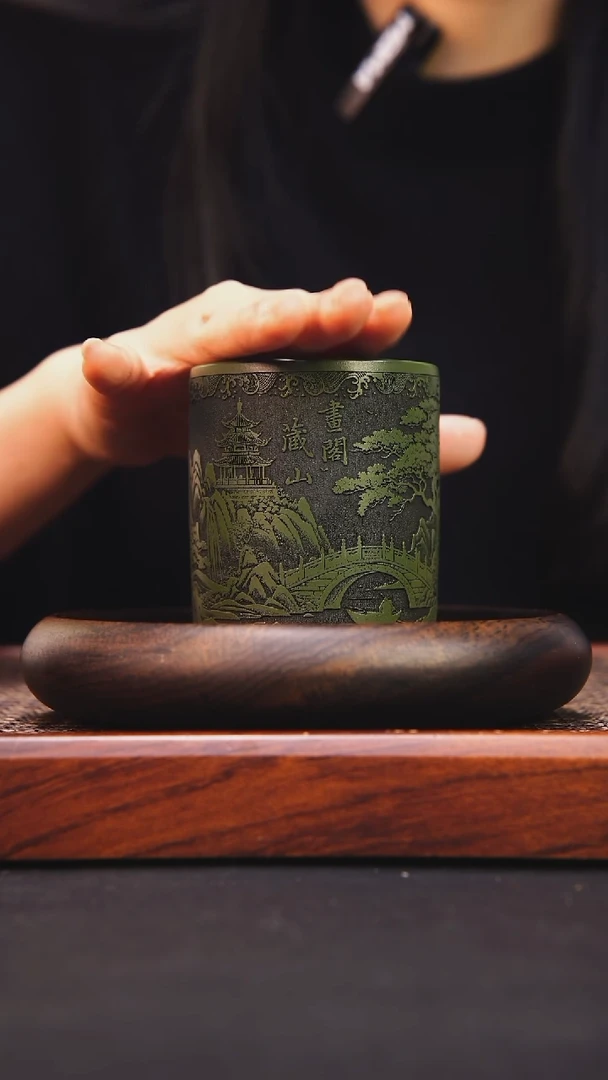 【闪购商品】紫砂茶杯原矿紫砂摆件