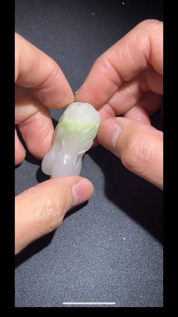 和田玉未镶嵌吊坠(不含链)pz415-62白菜吊坠