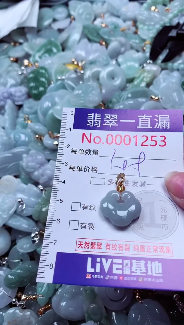 吊坠(不含链)未镶嵌翡翠1253