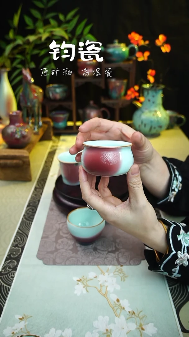 壶钧瓷9号纯手工高温钧瓷孤品收藏级