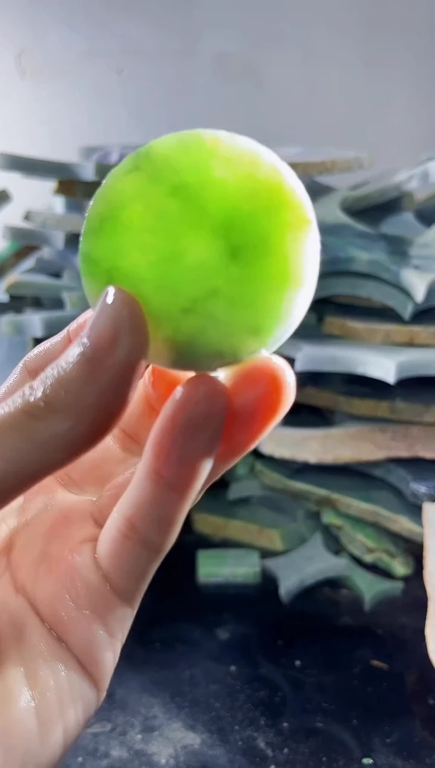 裸石翡翠缅甸翡翠A货文730