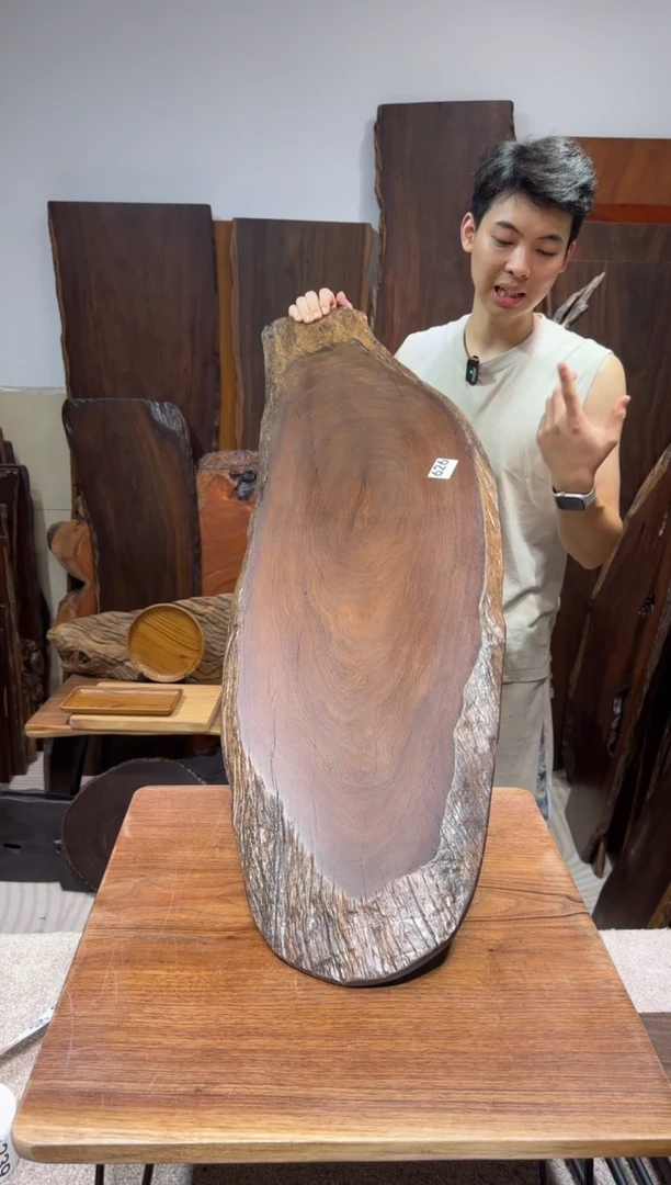 风车木（黑檀木）尺寸118*33*2.3编号026