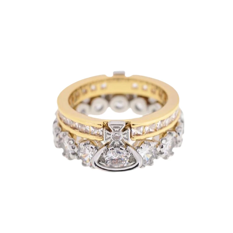 Vivienne Westwood西太后 双环两用戒指64040106-02W108-IM