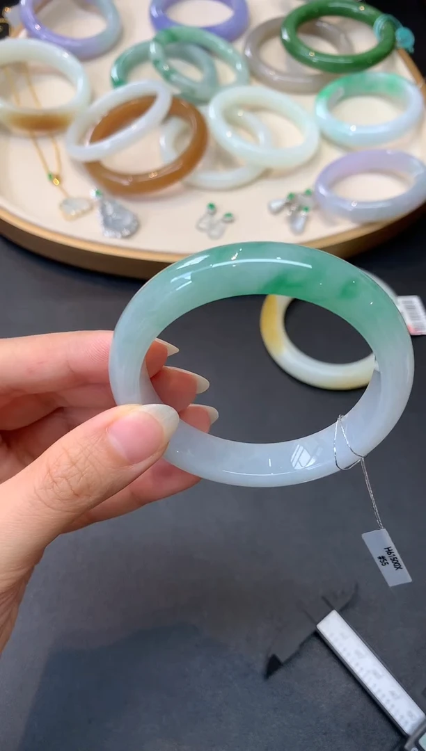 未镶嵌手镯翡翠S193|55000