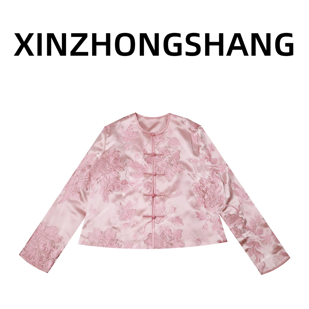 【春蝴牡丹】新中裳-深圳原创高定刺绣新中式外套992280