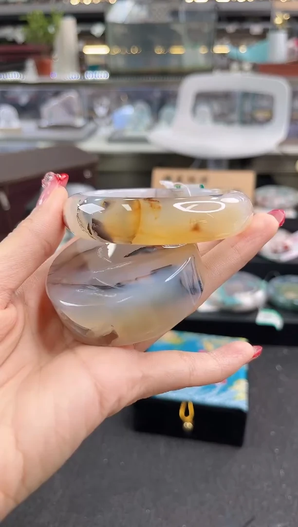 未镶嵌手镯石英质玉58圈口 （赠品镯心）3276689