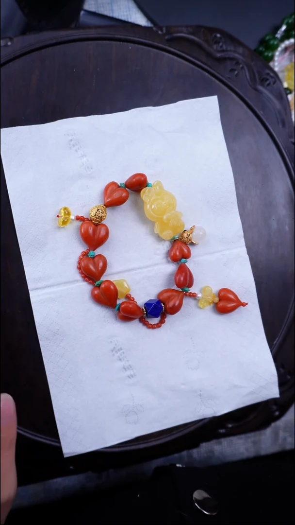 手链琥珀未镶嵌多样性发货一一一