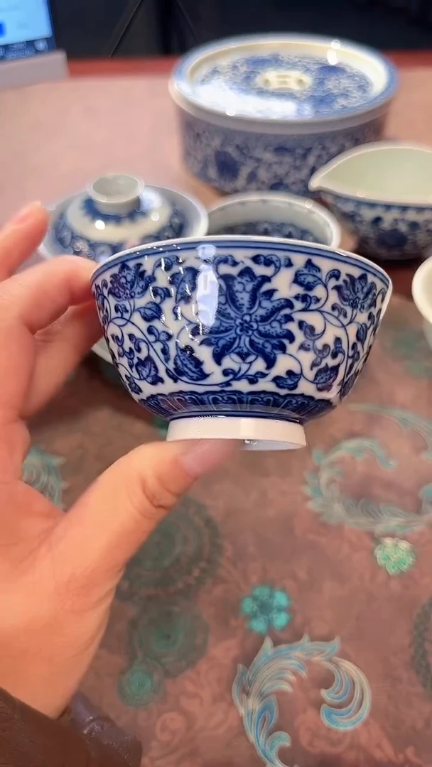 镹曰小铺手工手绘柴窑茶具