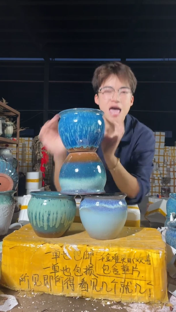 宜兴紫砂粗陶多肉