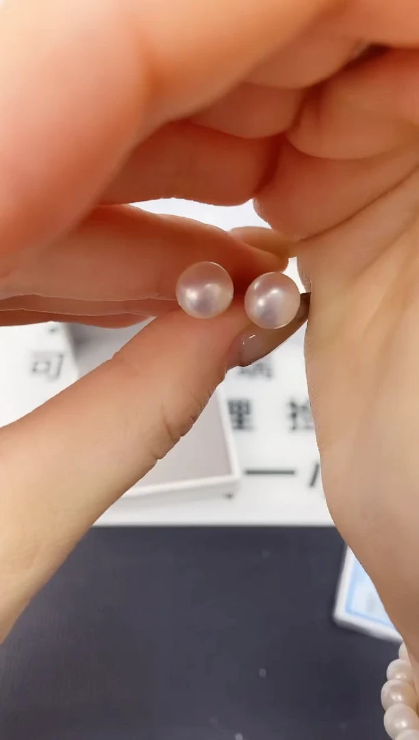 未镶嵌耳饰淡水珍珠ed1070