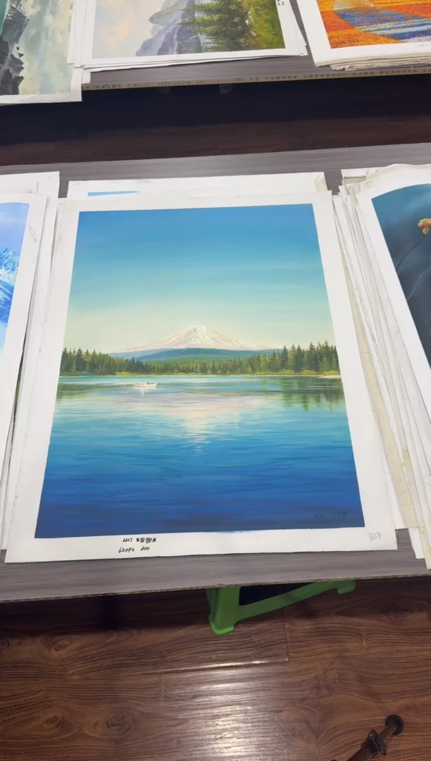 油画【49号】朝鲜原创纯手绘孤品油画丨顺丰包邮