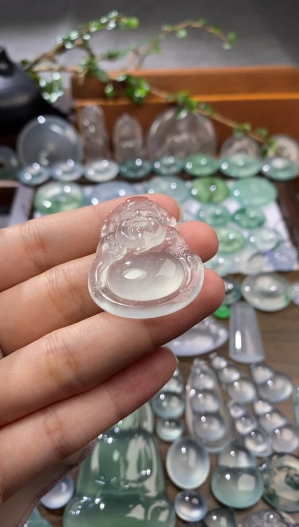 吊坠(不含链)未镶嵌翡翠财神爷