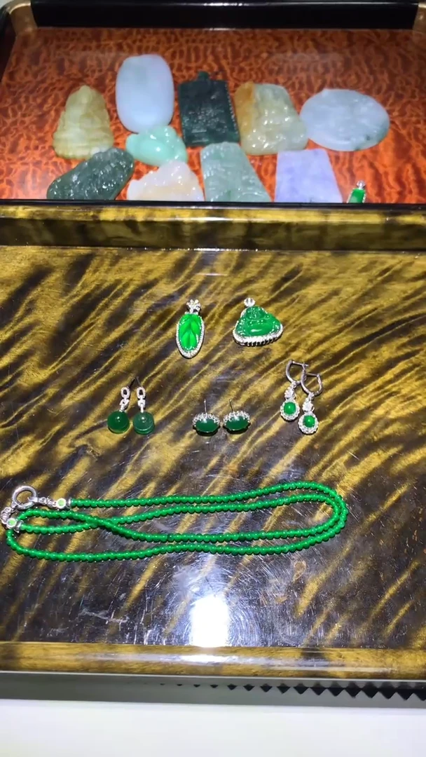 未镶嵌定制翡翠天****~-毛货 不退不换-