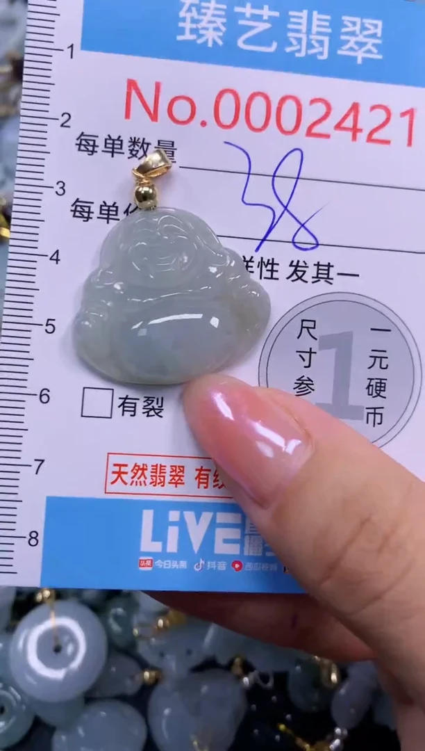颈饰未镶嵌翡翠2421