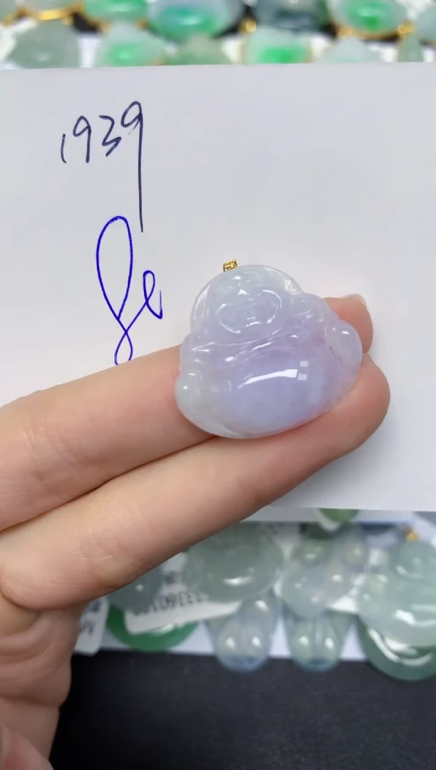 【闪购商品】翡翠颈饰18K金镶嵌天然翡翠A货