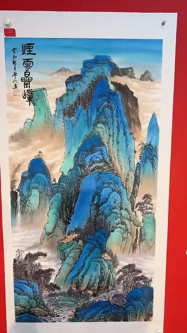 国画廖化老师国画作品