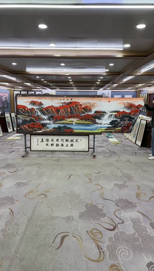 绘画Y-刘雪红-小丈二-山水画