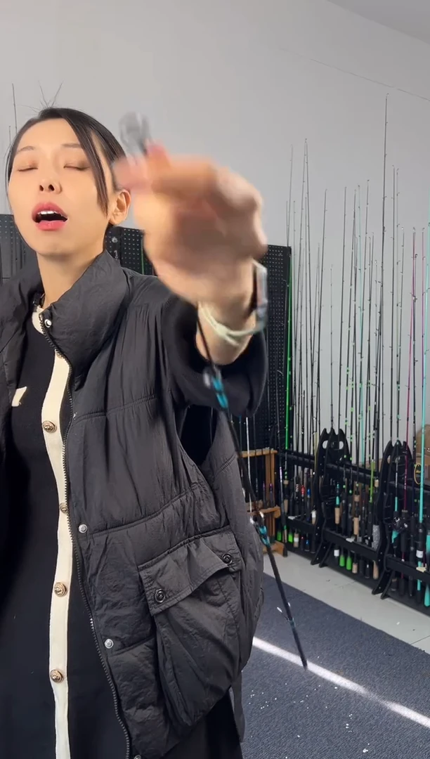 3.6m碳素蓝鳞三节竿3.6米直柄（瑕疵尾货竿，没有售后，介意勿拍）